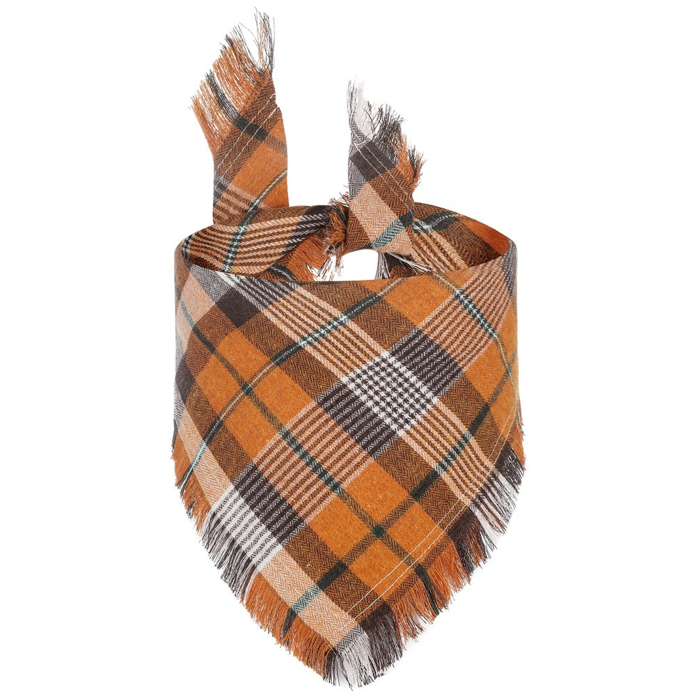 Modern Fall Plaid Dog Bandana – Autumn Collection | J + C Pet Co.
