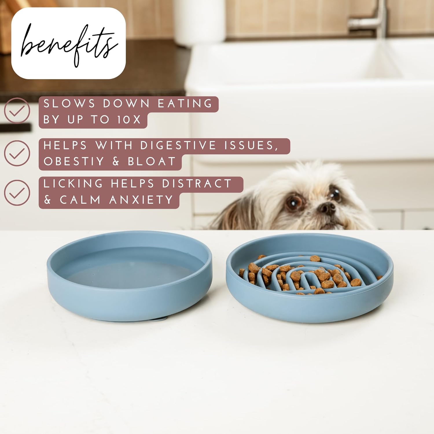 Silicone Slow Feeder Lick Mat – Calm Eating Bowl | J + C Pet Co.