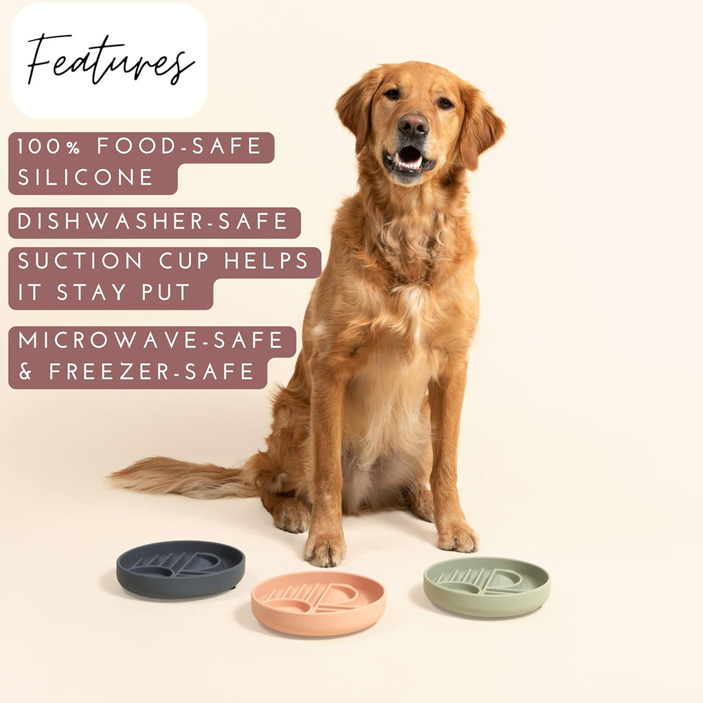 Silicone Slow Feeder Lick Mat – Calm Eating Bowl | J + C Pet Co.
