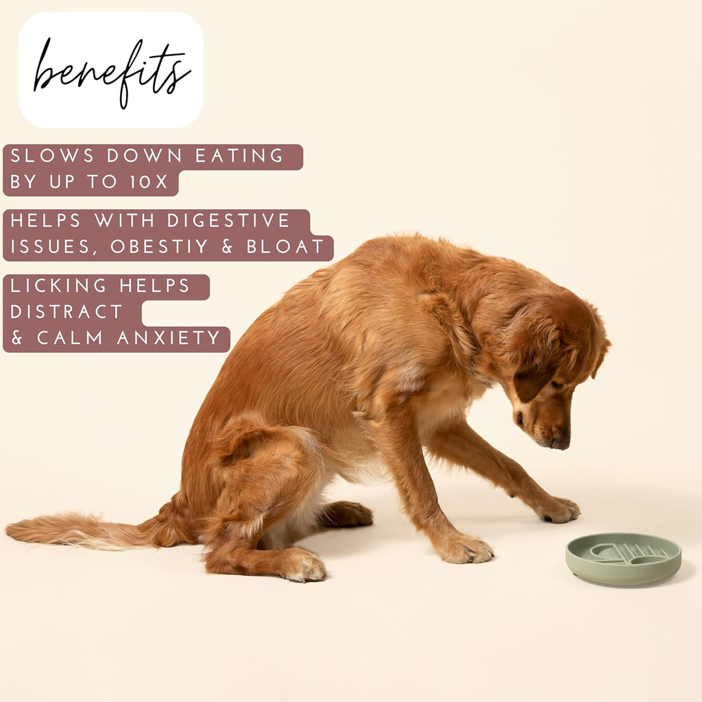 Silicone Slow Feeder Lick Mat – Calm Eating Bowl | J + C Pet Co.