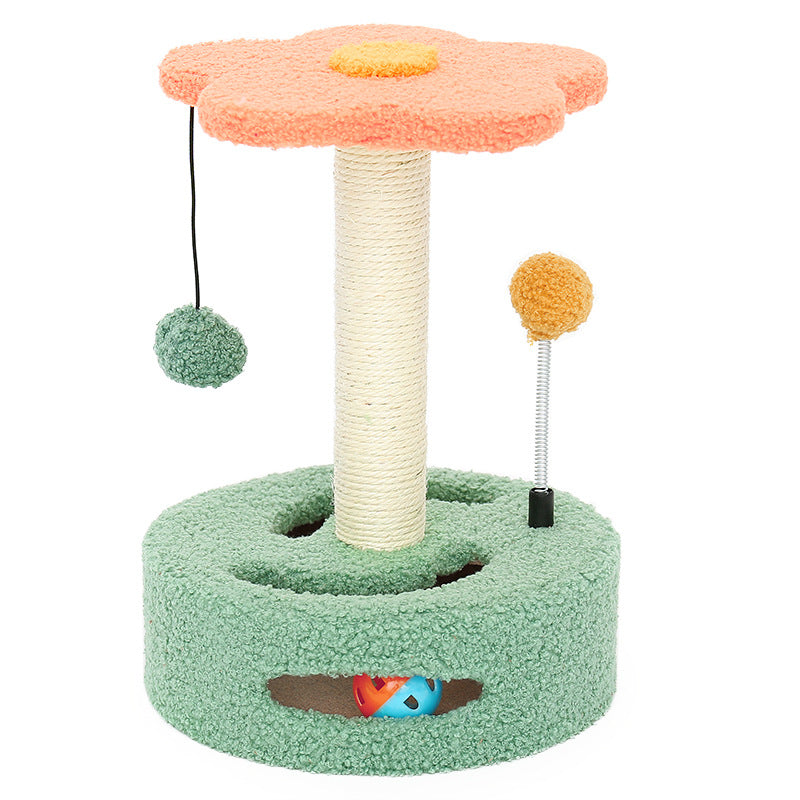 Bloom Cat Scratch Tower – Sisal Climbing & Play | J + C Pet Co