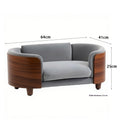 Elevated Wooden Cat Bed – Modern Comfort | J + C Pet Co.