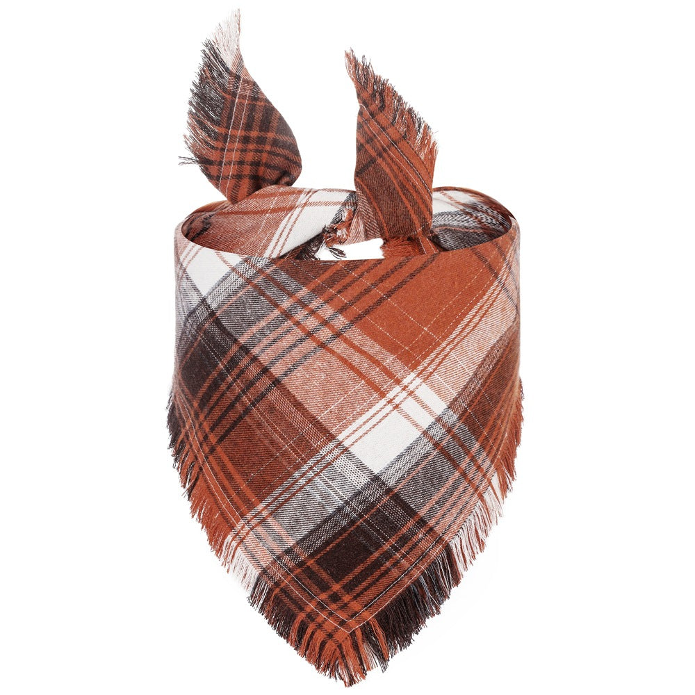 Modern Fall Plaid Dog Bandana – Autumn Collection | J + C Pet Co.
